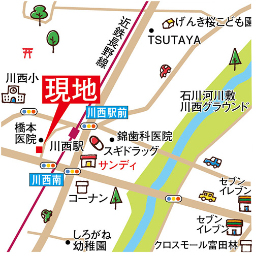 スマートハウス甲田4丁目Ⅱアクセスマップ